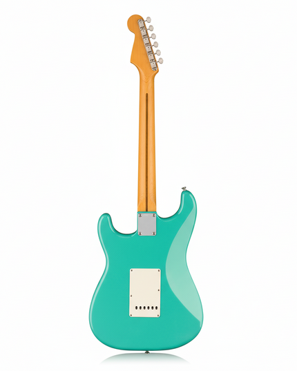 Full Size H-S-S Electric Guitar — Maple Neck, Rosewood Fretboard - Green