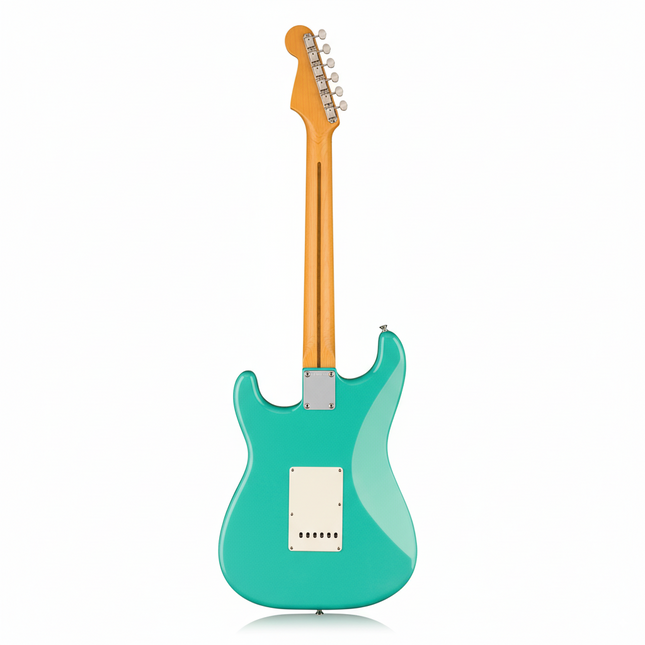 Full Size H-S-S Electric Guitar — Maple Neck, Rosewood Fretboard - Green