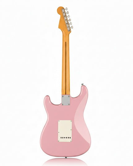 Full Size H-S-S Electric Guitar — Maple Neck, Rosewood Fretboard - Pink