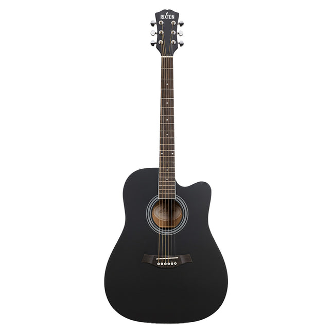 38" Acoustic Guitar— Sapele Top • Rosewood Fingerboard • Steel Strings - Black