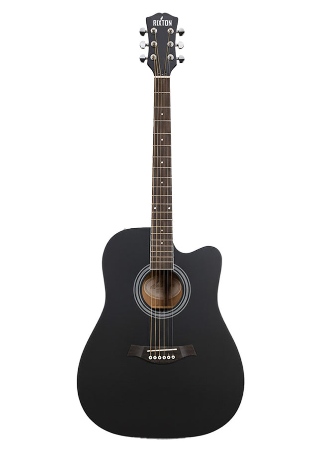 38" Acoustic Guitar— Sapele Top • Rosewood Fingerboard • Steel Strings - Black