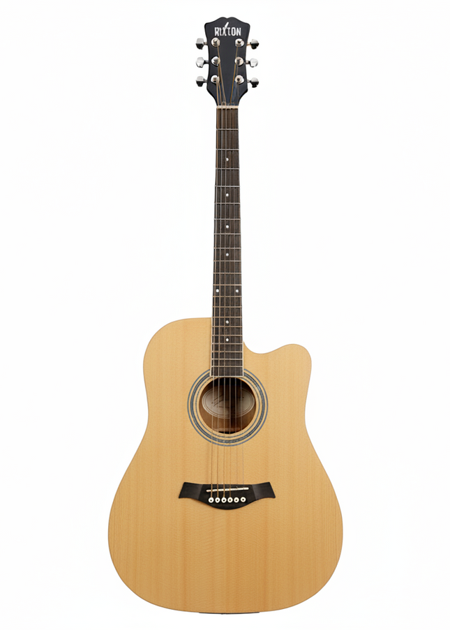 38" Acoustic Guitar— Sapele Top • Rosewood Fingerboard • Steel Strings - Light Wood
