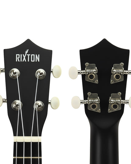 21" Soprano Basswood Ukulele - Black