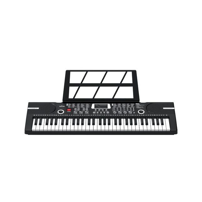 Portable 61-Key Electric Keyboard Piano RX-612 — Mic & USB Power Included
