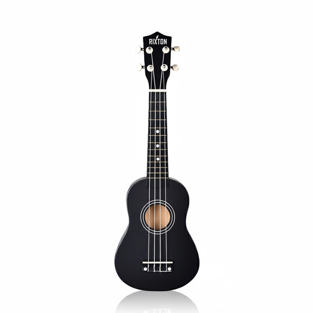 21" Soprano Basswood Ukulele - Black