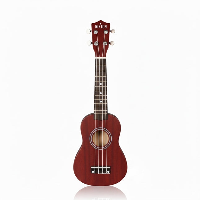 21" Soprano Basswood Ukulele - Dark Wood